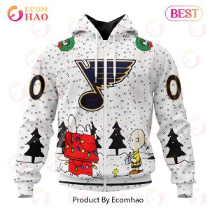 NHL St. Louis Blues Special Peanuts Design 3D Hoodie