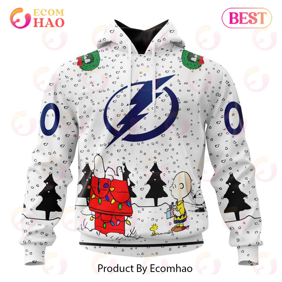 NHL Tampa Bay Lightning Special Peanuts Design 3D Hoodie