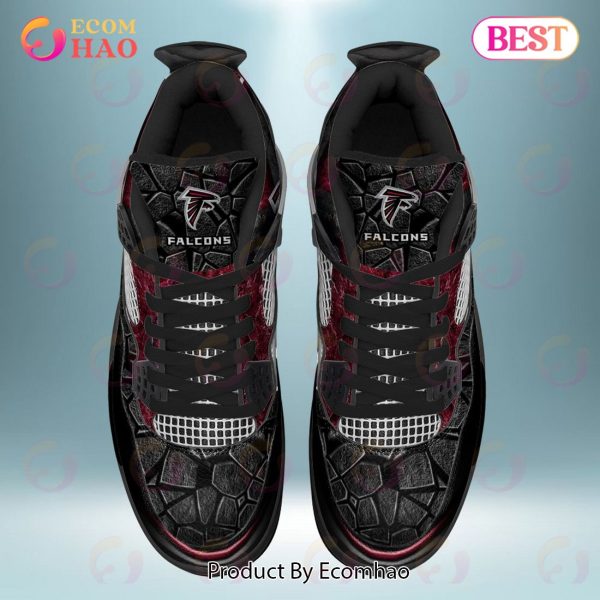 NFL Atlanta Falcons Air Jordan 4 Sneaker Custom Name