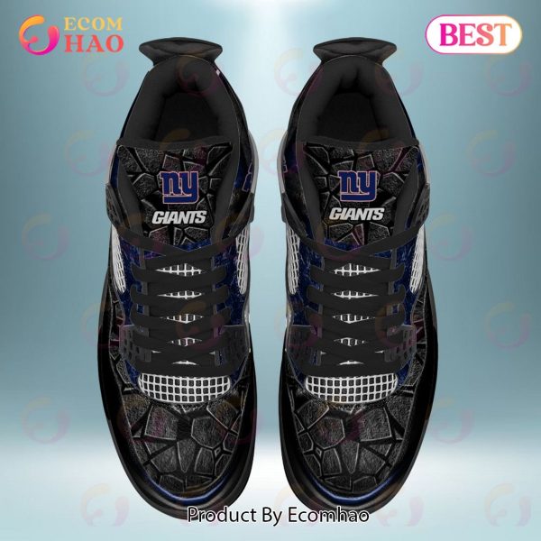 NFL New York Giants Air Jordan 4 Sneaker Custom Name