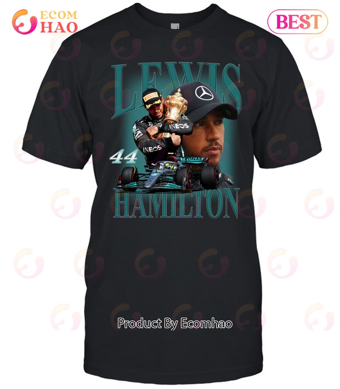 44 Lewis Hamilton Unisex T-Shirt