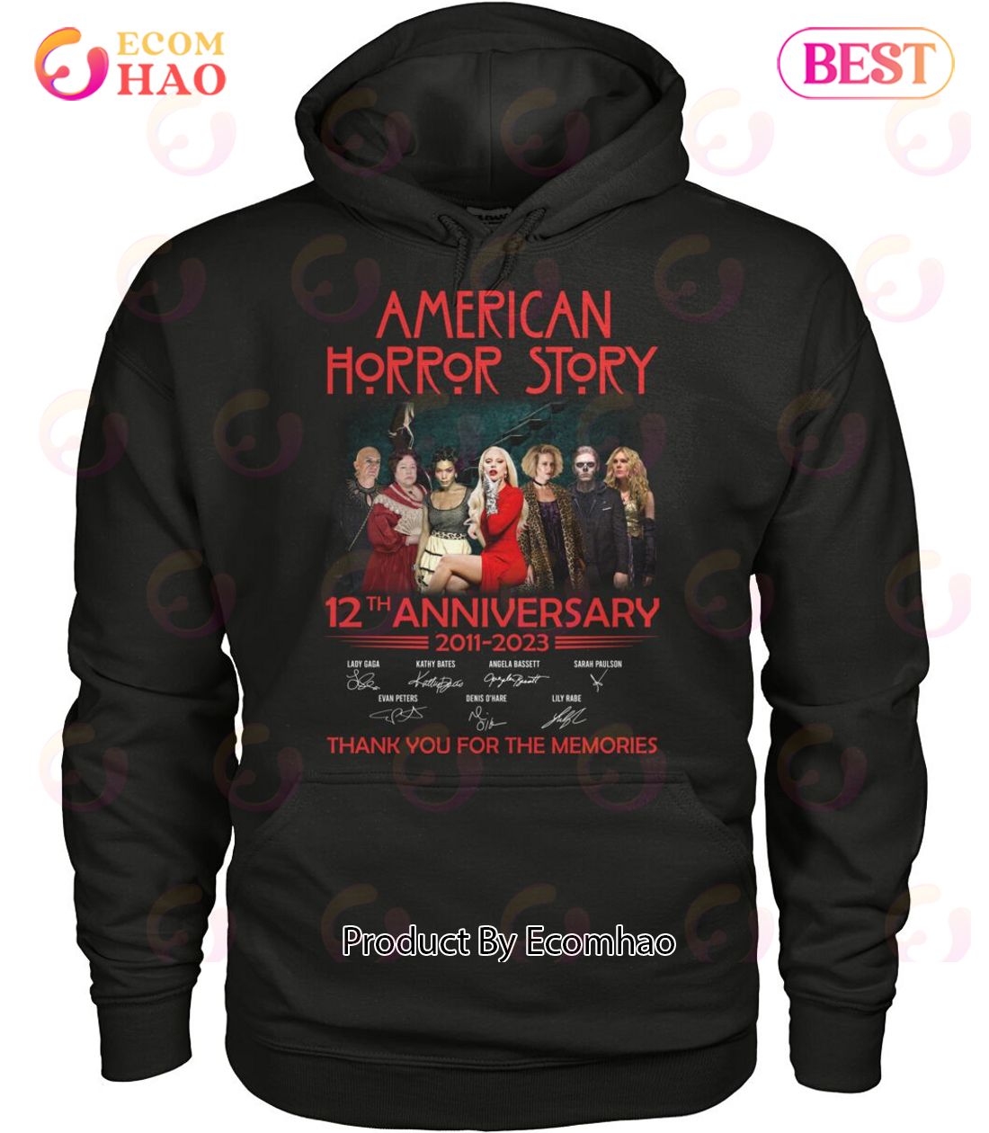 American Horror Story 12th Anniversary 2011 – 2023 Thank You For The Memories T-Shirt