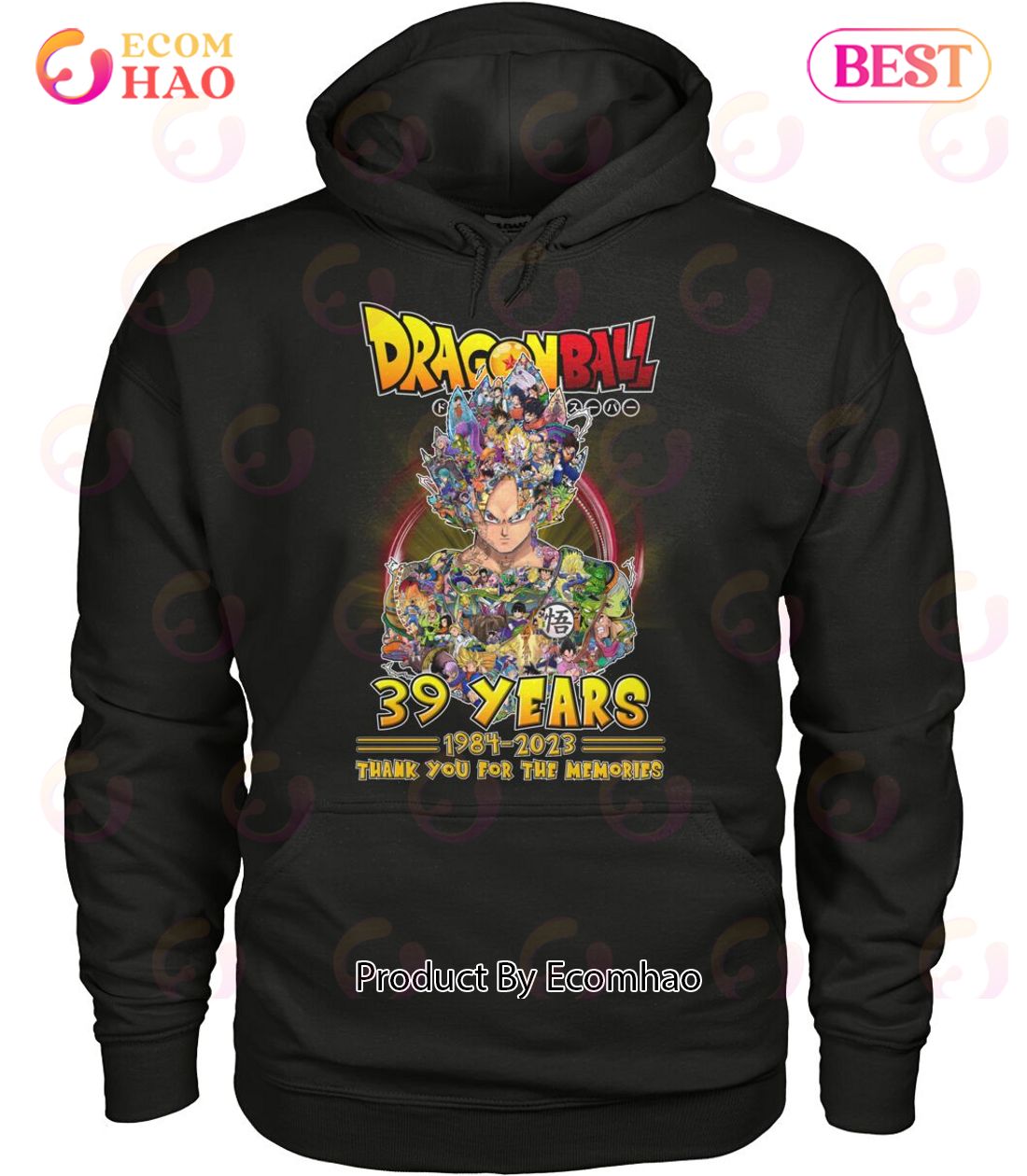 Dragon Ball 39 Years 1984 – 2023 Thank You For The Memories T-Shirt