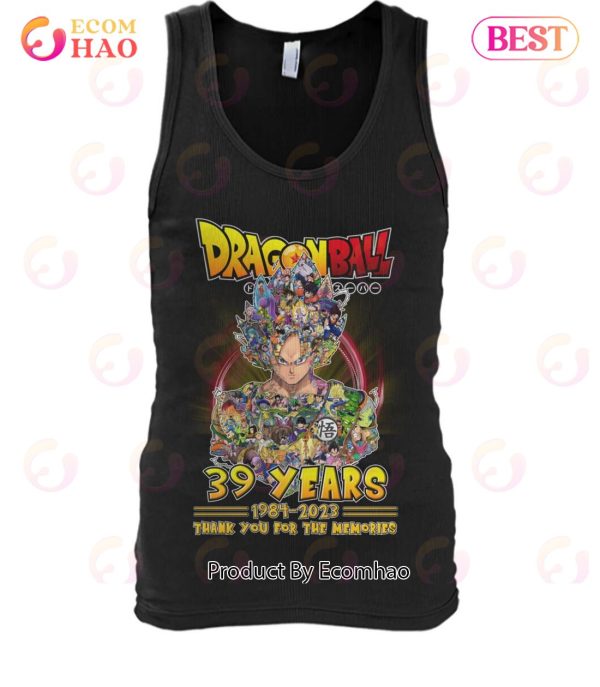 Dragon Ball 39 Years 1984 – 2023 Thank You For The Memories T-Shirt