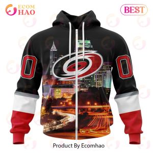 NHL Carolina Hurricanes Special Design With Downtown Skyline 3D Hoodie