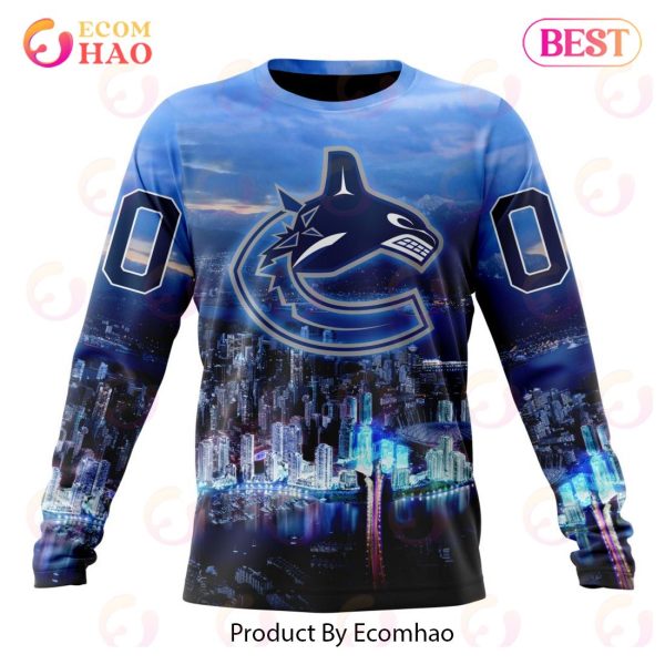 NHL Vancouver Canucks Special Design With City Skyline 3D Hoodie