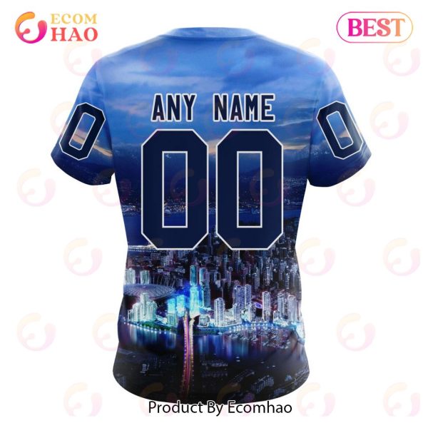 NHL Vancouver Canucks Special Design With City Skyline 3D Hoodie