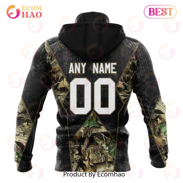 Personalized NRL Canberra Raiders Special Camo Hunting Design 3D Hoodie