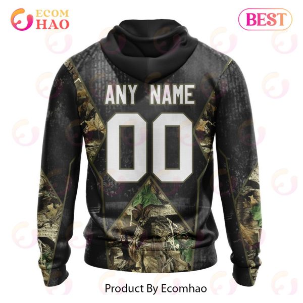 Personalized NRL North Queensland Cowboys Special Camo Hunting Design 3D Hoodie