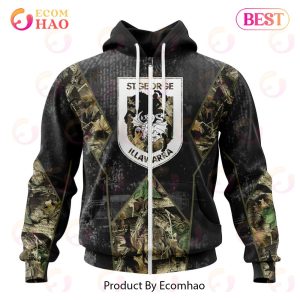 Personalized NRL St. George Illawarra Dragons Special Camo Hunting Design 3D Hoodie