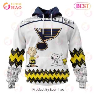 Personalized NHL St. Louis Blues Special Peanuts Design 3D Hoodie