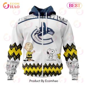 Personalized NHL Vancouver Canucks Special Peanuts Design 3D Hoodie