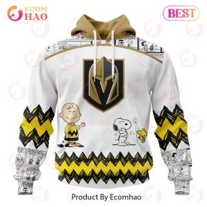 Personalized NHL Vegas Golden Knights Special Peanuts Design 3D Hoodie