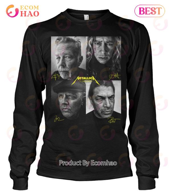 Metallica 72 Seasons Four Members Signature T-Shirt