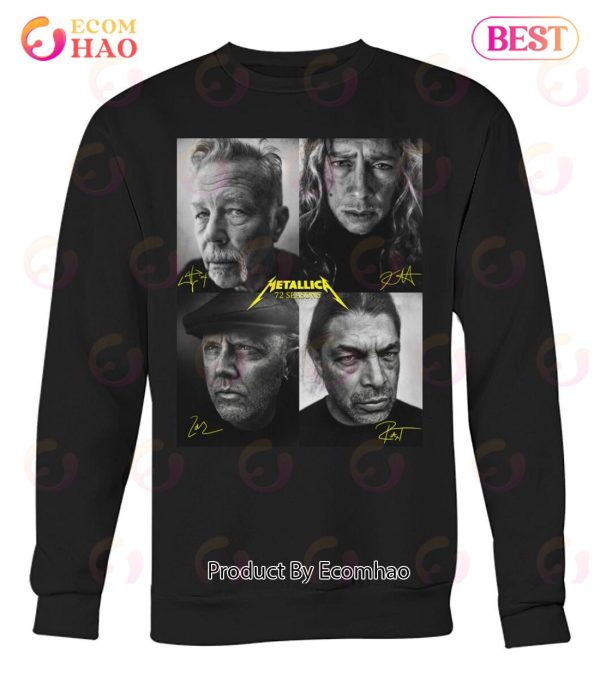 Metallica 72 Seasons Four Members Signature T-Shirt