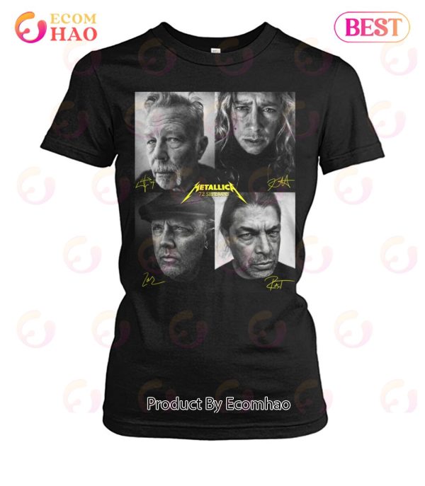 Metallica 72 Seasons Four Members Signature T-Shirt