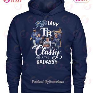 Rays Lady Sassy Classy And A Tad Badassy T-Shirt