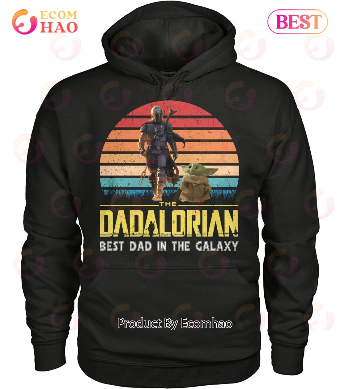 The Dadalorian Best Dad In The Galaxy T-Shirt