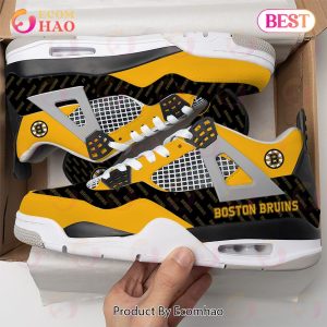 Boston Bruins Custom Air Jordan 4 Sneaker