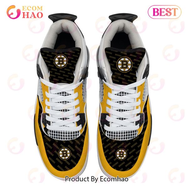Boston Bruins Custom Air Jordan 4 Sneaker