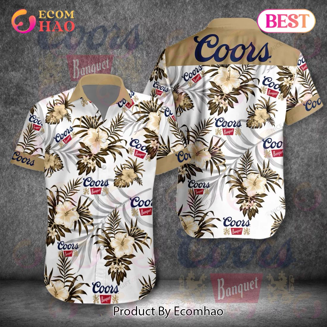 Coors Banquet Hawaiian Shirt