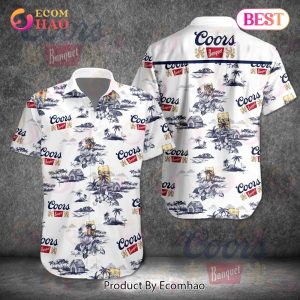 Coors Banquet Mini Scene Hawaiian Shirt