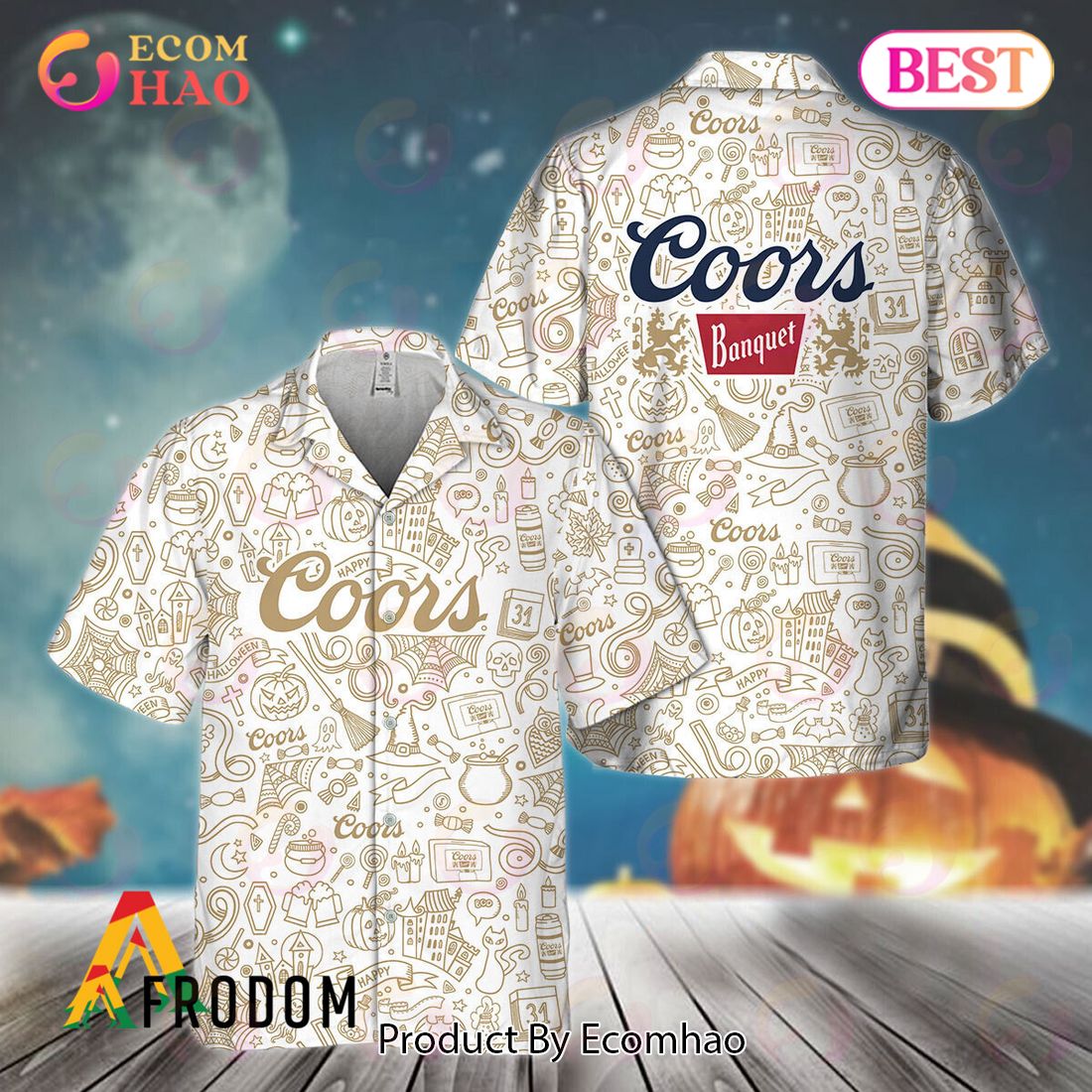 Doodle Art Coors Banquet Hawaiian Shirt