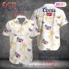 Trendy Gingham Coors Banquet Hawaiian Shirt