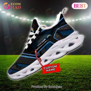 NEW NFL Los Angeles Chargers Custom Name Max Soul Sneaker