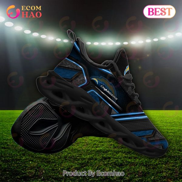 NEW NFL Los Angeles Chargers Custom Name Max Soul Sneaker