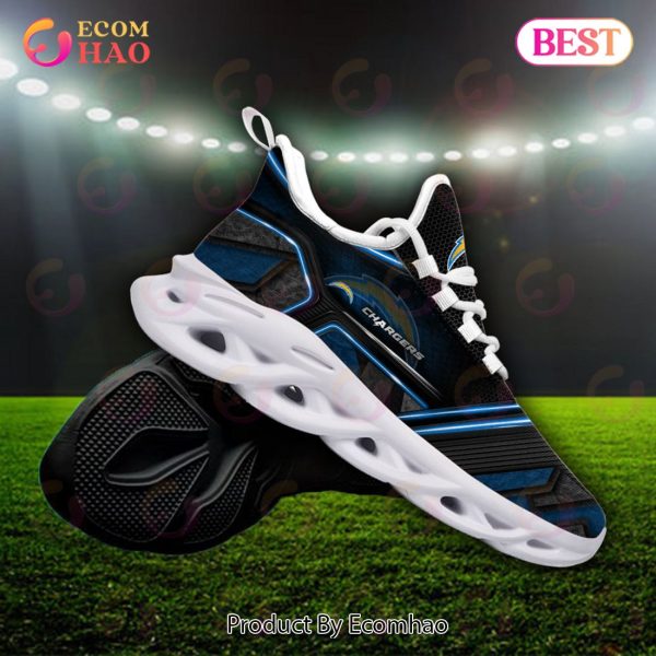 NEW NFL Los Angeles Chargers Custom Name Max Soul Sneaker