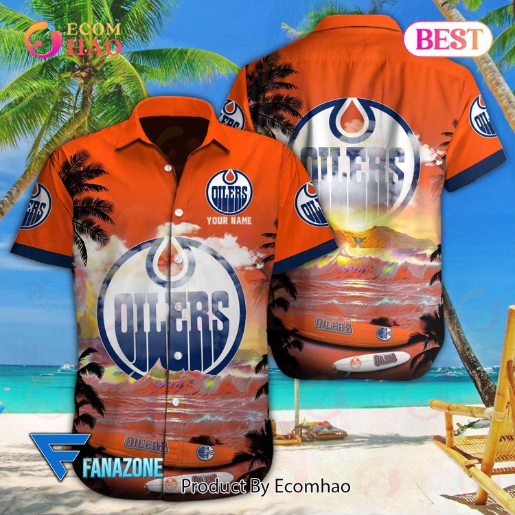 Edmonton Oilers NHL Custom Hawaii Shirt