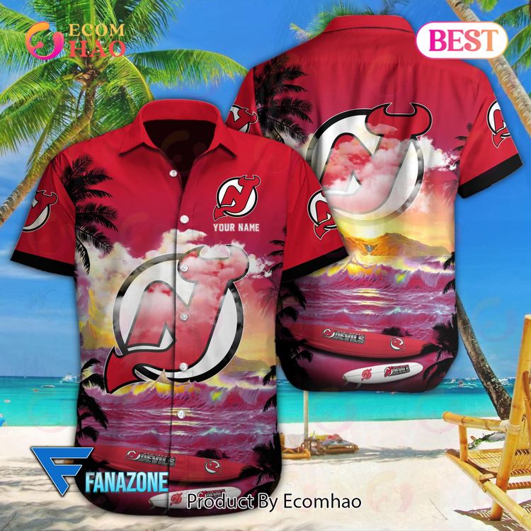 New Jersey Devils NHL Custom Hawaii Shirt