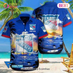 New York Rangers NHL Custom Hawaii Shirt