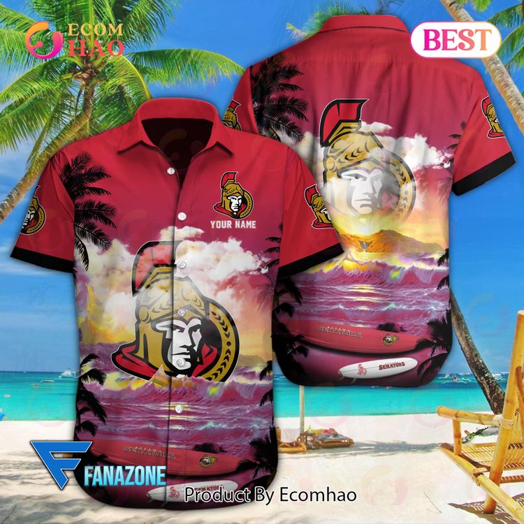 Ottawa Senators NHL Custom Hawaii Shirt