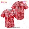 NHL Columbus Blue Jackets Special Hawaiian Design Baseball Jersey