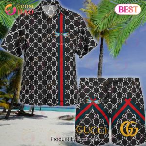 NEW Gucci Dragonfly Hawaiian Shirt & Beach Shorts