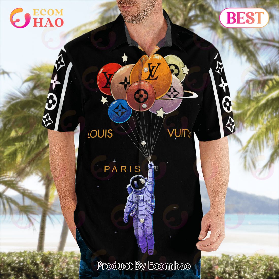 NEW Louis Vuitton Paris Hot Trending Summer 2023 Hawaiian Shirt & Beach Shorts Luxury Items