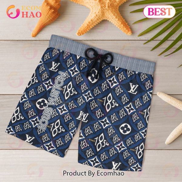 NEW Louis Vuitton Since 1854 Hawaiian Shirt & Beach Shorts