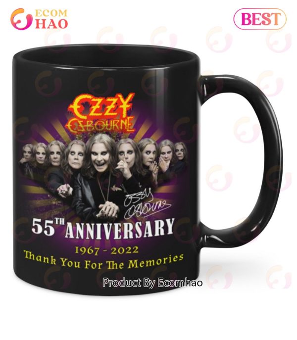 Ozzy Osbourne 55th Anniversary 1967 – 2023 Thank You For The Memories T-Shirt