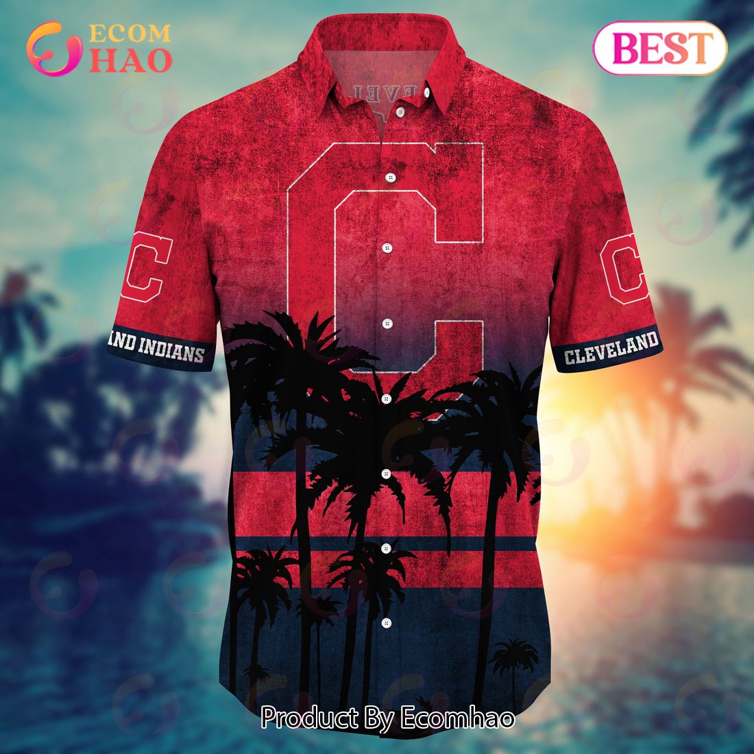 Cleveland Indians MLB-Summer Hawaiian Shirt And Shorts