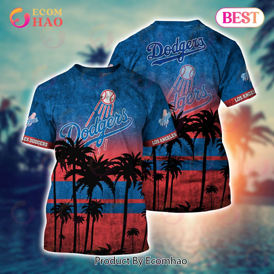 Los Angeles Dodgers MLB Hawaiian Shirt 4th Of July Independence