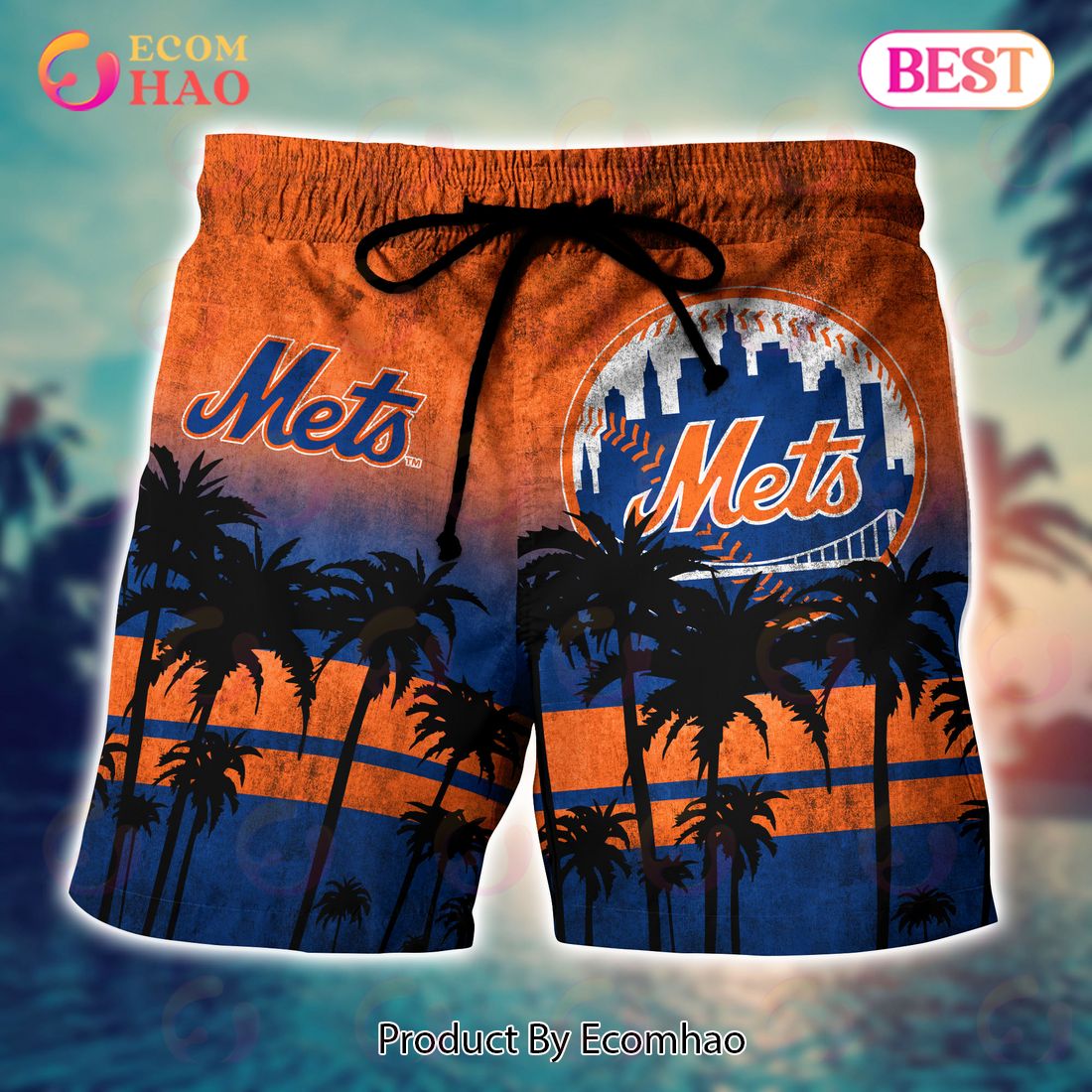 Mlb New York Mets Hawaii Summer Hawaiian Shirt And Short
