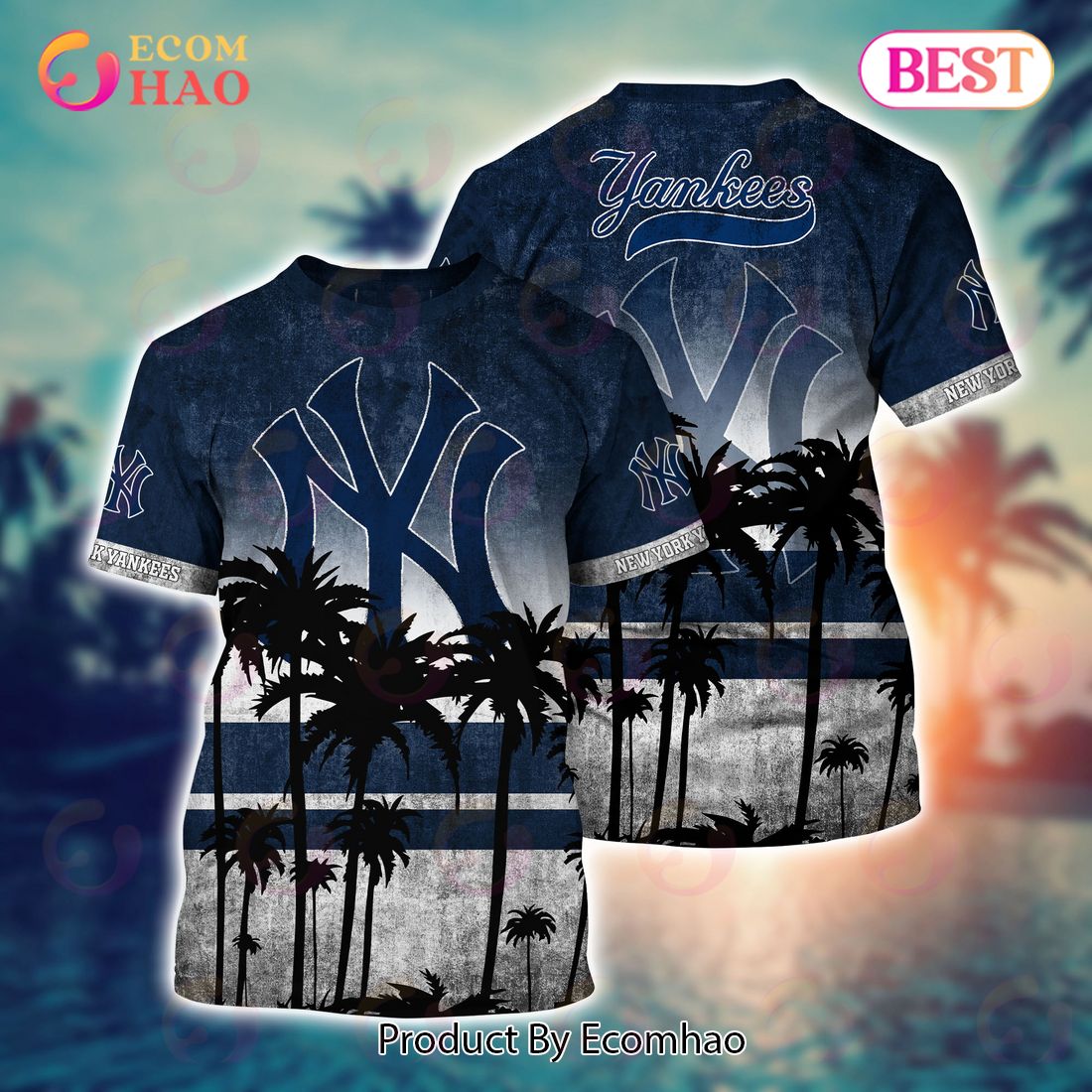 Th0038 Newyork Yankees Hawaiian Shirt - Unique Trending Clothing