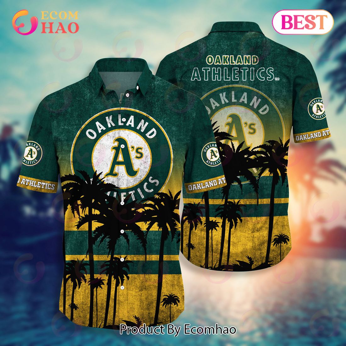 Oakland Athletics Major League Baseball MLB 2023 AOP Hawaiian Shirt For  Real Fans