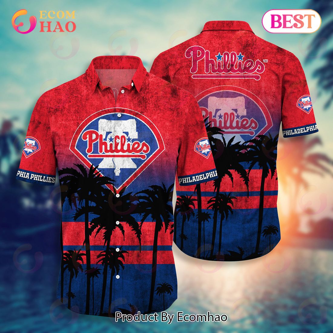 Philadelphia Phillies Major League Baseball 2023 AOP Short Sleeve 3D  Hawaiian Shirt Summer Gift