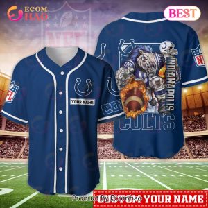 Indianapolis Colts NFL Personalized Baseball Jersey