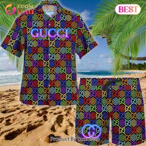 NEW Gucci Hot Color Summer 2023 Hawaiian Shirt & Beach Shorts