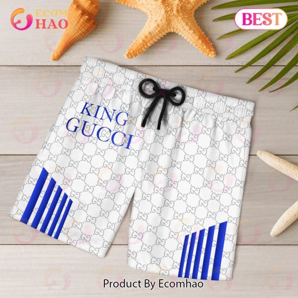NEW Gucci King Hawaiian Shirt & Beach Shorts