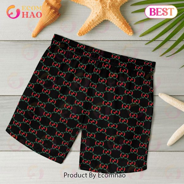NEW Gucci Mickey Hot Summer Hawaiian Shirt & Beach Shorts